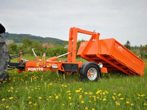 WTC Hakenanhänger WTC 4.3 mit AUFLAUFBREMSE BPW