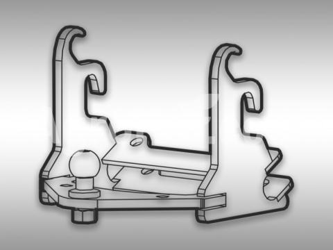 Jansen K50 golyós fejes adapter kompakt rakodóhoz