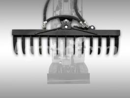 Jansen Hydraulikus forgatható gereblye mini kotróhoz