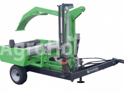 Zagroda Vontatható hidraulikus hajtású bálacsomagoló (hátsó rakodás, max 1.2 m bála) Zagroda Vontatható hidraulikus hajtású bálacsomagoló (hátsó rakodás, max 1.2 m bála)