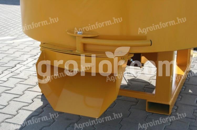 Zagroda 1200 l-es kardán hajtású betonkeverő