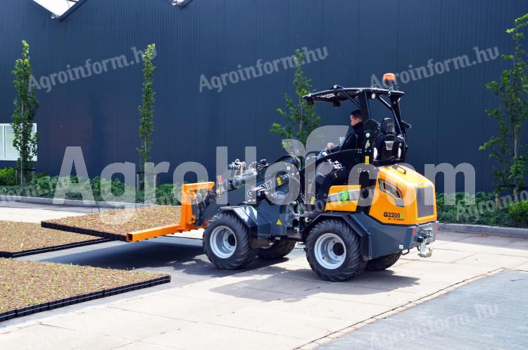 Giant Gumikerekes homlokrakodó 25 LE (max. 2200kg)