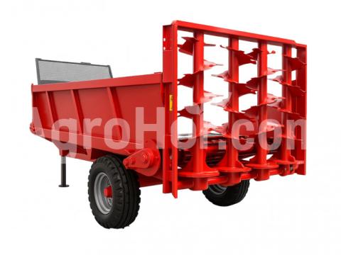 Vaschieri Lorenzo Függőleges tépőhengerrel szerelt szervestrágyaszóró