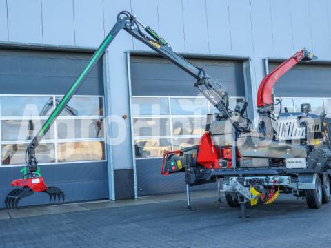 Ufkes Vontatható dízelmotoros gallyaprító max 40cm