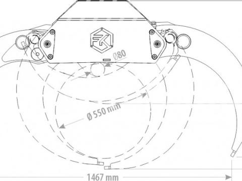 FK Machinery Rönkcsipesz forgókotróhoz (max 4000kg) FK Machinery Rönkcsipesz forgókotróhoz (max 4000kg)