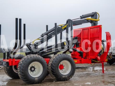 KTS 13 tonnás erdészeti pótkocsi