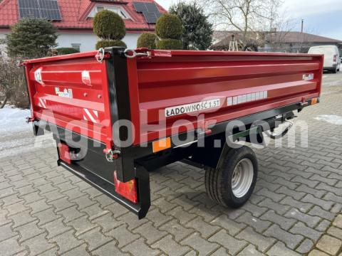 Selmar Egytengelyes pótkocsi (1.5t, hátrabillenés)