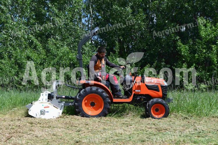 AARDENBURG 125 cm-es vízszintes tengelyű szárzúzó hidraulikus oldalkitolással
