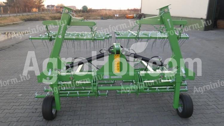 Zagroda 6 méteres pálcás gyepfésű (hidraulikusan összecsukható)