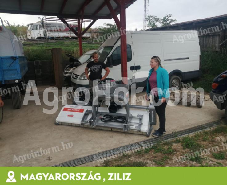 AARDENBURG 2,2 m-es vízszintes tengelyű szárzúzó hidraulikus oldalkitolással