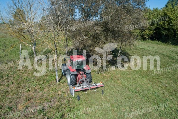 AARDENBURG 3,2 m-es vízszintes tengelyű szárzúzó hidraulikus oldalkitolással