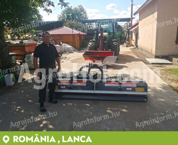 AARDENBURG 3 m-es vízszintes tengelyű szárzúzó hidraulikus oldalkitolással
