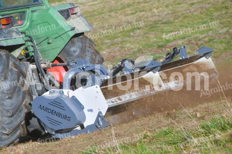 AARDENBURG 2 m-es vízszintes tengelyű szárzúzó hidraulikus oldalkitolással