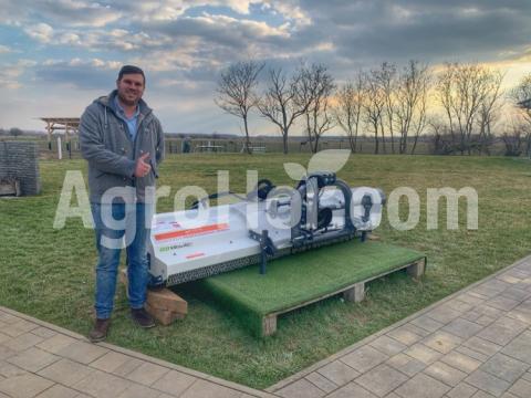 AARDENBURG 2 m-es vízszintes tengelyű szárzúzó hidraulikus oldalkitolással AARDENBURG 2 m-es vízszintes tengelyű szárzúzó hidraulikus oldalkitolással