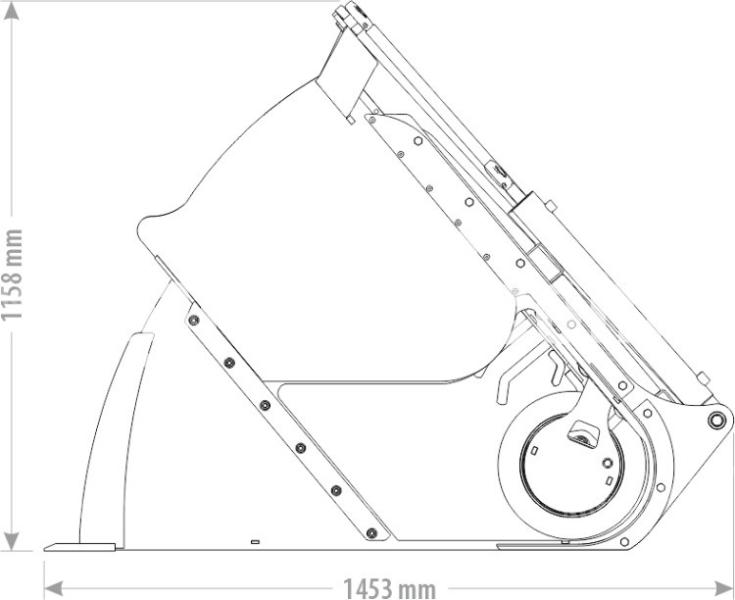 FK Machinery Takarmány kiosztó kanál csigával 180 cm-es