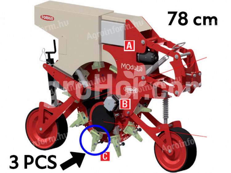 Forigo Modula moduláris magvető rendszer (1 sor 2 tölcsér)