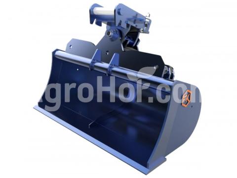 FK Machinery Hidraulikus rézsűkanál, simító kanál 140 cm 1,9-2,6 tonnás forgókotrókhoz