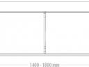 FK Machinery Rézsűkanál 6-8,5 t forgókotróhoz (160 cm-es)