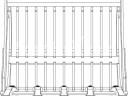 FK Machinery Rostakanál 8,5-10 t forgókotróhoz (30 cm-es)