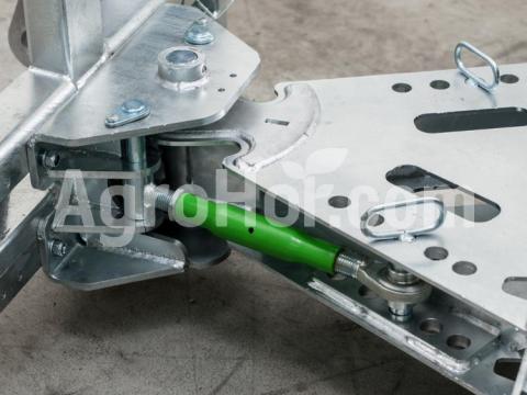 Zocon 270 cm-es gumitolólap 3 pont felfogatással Zocon 270 cm-es gumitolólap 3 pont felfogatással