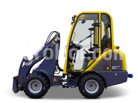 Eurotrac Mini törzscsuklós homlokrakodó zárható kabinnal Eurotrac Mini törzscsuklós homlokrakodó zárható kabinnal