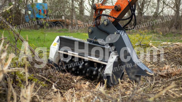 AARDENBURG 150 cm-es erdészeti fixfogas szárzúzó forgókotróhoz