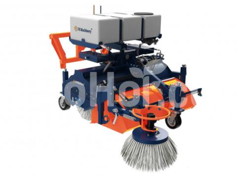 FK Machinery 150 centiméteres hidraulikus seprőgép porgyűjtő tartállyal,oldalkefével és vízpermetrendszerrel FK Machinery 150 centiméteres hidraulikus seprőgép porgyűjtő tartállyal,oldalkefével és vízpermetrendszerrel