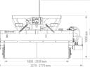 FK Machinery 180 centiméteres hidraulikus seprőgép 