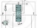 Granit Kettős működésű szeleppel 1/2"-3/8", 250 bar