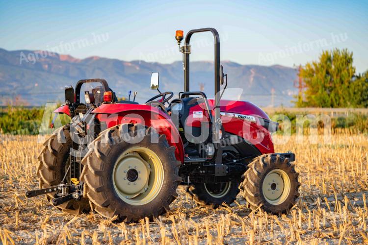 Yanmar Traktor, 60 lóerős, bukókerettel