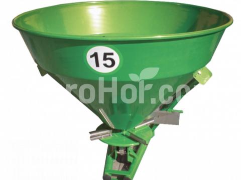 Zagroda Függesztett só és műtrágya szóró (800 kg teherbírású fém tartály) Zagroda Függesztett só és műtrágya szóró (800 kg teherbírású fém tartály)