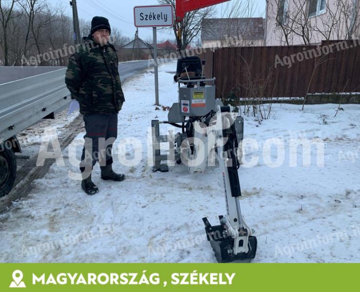 AARDENBURG Árokásó 30 cm-es kanállal max. 175 cm-es árokmélység