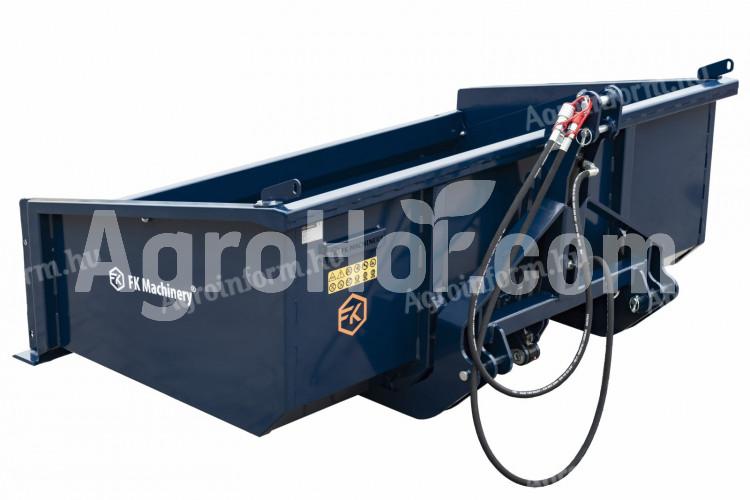 FK Machinery 120 cm-es hidraulikusan billenthető szállító láda