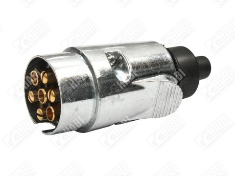 7 pólusú dugvilla fém 12V 7 pólusú dugvilla fém 12V