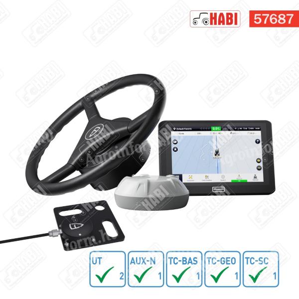 FJ Dynamics AT2 ISOBUS-ready automata kormányzási (robotkormány) rendszer 10,1”-os LTE tablettel