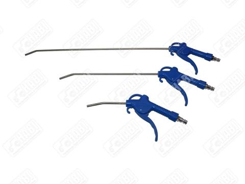 Levegős tisztító pisztoly szett  L=100/300/500 mm Levegős tisztító pisztoly szett  L=100/300/500 mm