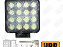 Munkalámpa LED 48W kocka, 3180 Lumen, 9-32V, IP67, HBR PREMIUM