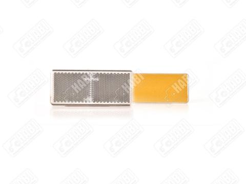 Téglalap alakú fehér prizma öntapadós 96x42 mm, WAS Téglalap alakú fehér prizma öntapadós 96x42 mm, WAS