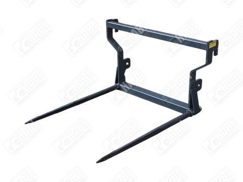 Bálavilla 2 tüskével homlokrakodóhoz (1100x42 tüskék) EURO-norm felfogatással Bálavilla 2 tüskével homlokrakodóhoz (1100x42 tüskék) EURO-norm felfogatással