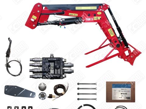 Homlokrakodó TUR-5 (1600 kg emelési kapacitás + joystick + EURO norm csatlakozás + adaptációs keret) MTZ-re Homlokrakodó TUR-5 (1600 kg emelési kapacitás + joystick + EURO norm csatlakozás + adaptációs keret) MTZ-re