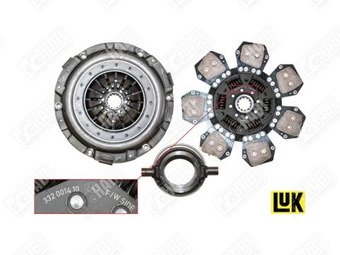 MTZ Kuplungszerkezet + kerámiás kuplungtárcsa + kinyomócsapágy szett LUK (lamellás) 80.1-82.2-820.3-920.4 MTZ Kuplungszerkezet + kerámiás kuplungtárcsa + kinyomócsapágy szett LUK (lamellás) 80.1-82.2-820.3-920.4