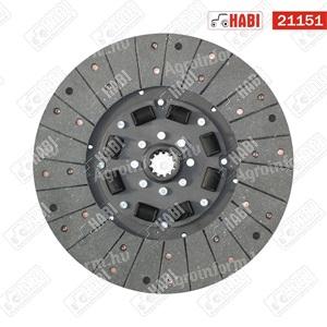 MTZ Kuplungtárcsa gumituskós 12 bordás MTZ80-1221 HBR