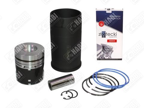 MTZ Hüvelygarnitúra 3gyűrűs L=230mm D=38mm-es csapszeggel 55mm-es előkamráva Zlotecki MTZ Hüvelygarnitúra 3gyűrűs L=230mm D=38mm-es csapszeggel 55mm-es előkamráva Zlotecki