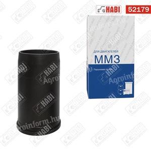 MTZ Hengerhüvely komplett 3 gyűrűs L=230mm D=42mm-es csapszeggel 38mm-es előkamrával foszfátozott