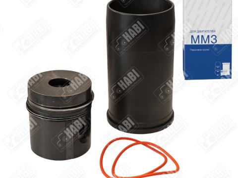 MTZ Hüvelygarnitúra 3gyűrűs L=230mm D=42mm-es csapszeggel 38mm-es előkamrával foszfátozott