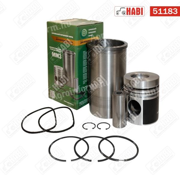 MTZ Hüvelygarnitúra 3gyűrűs L=230mm D=42mm-es csapszeggel 55mm-es előkamráva KONOTOP