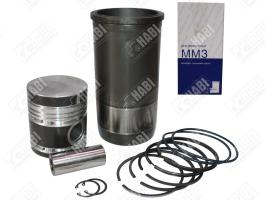 MTZ Hüvelygarnitúra 50-es 5gyűrűs L=245mm D=38mm-es csapszeggel