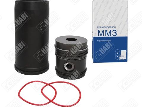MTZ Hüvelygarnitúra 80-as 5gyűrűs L=245mm D=38mm-es csapszeggel 38mm-es előkamrával foszfátozott MTZ Hüvelygarnitúra 80-as 5gyűrűs L=245mm D=38mm-es csapszeggel 38mm-es előkamrával foszfátozott