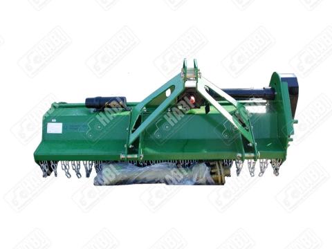 Vízszintes tengelyű szárzúzó, fix, 1,85m kardánnal