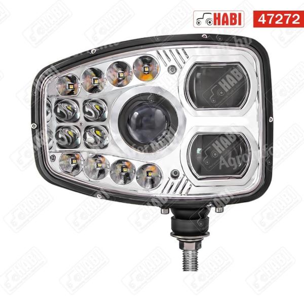 Fényszóró LED Manitou/Jcb jobb, 4W, 15W, 25W, 12W, 6W, 5 funkció, 12/24V, IP65